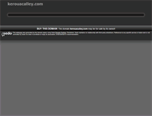 Tablet Screenshot of kerouacalley.com